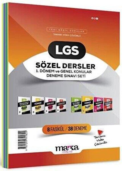 KolektifLGS Diger DerslerLGS Sözel Dersler 1. Dönem ve Genel Konular Deneme Sınavı Seti 8 Fasikül 38 Deneme