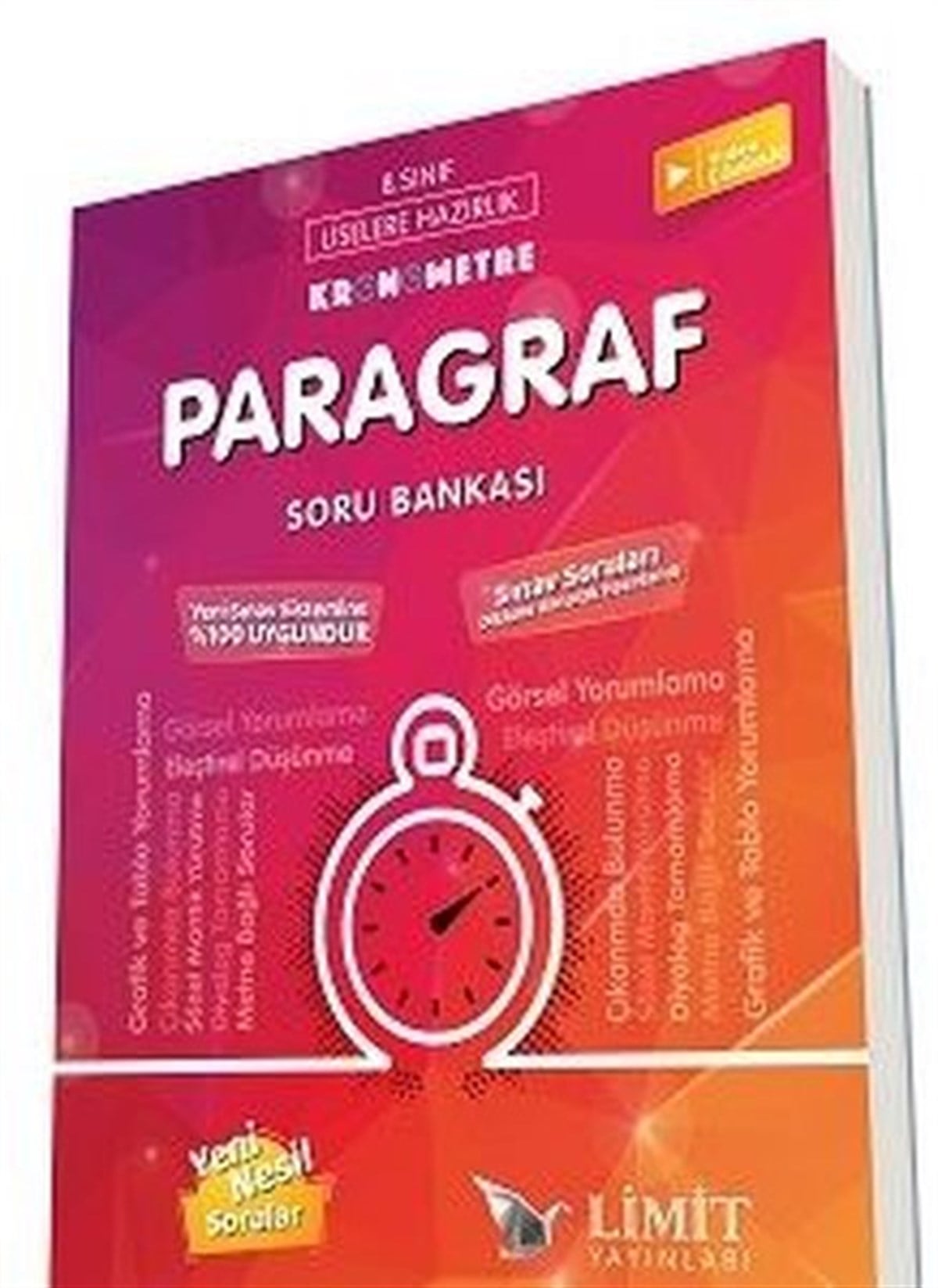 KolektifTüm DerslerLimit 8. Sınıf Kronometre Paragraf Soru Bankası