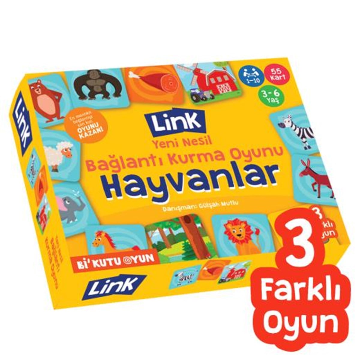 Bi Kutu Oyun YayıneviKarışık Kutu OyunlarıLink - Hayvanlar Bağlantı Kurma Oyunu
