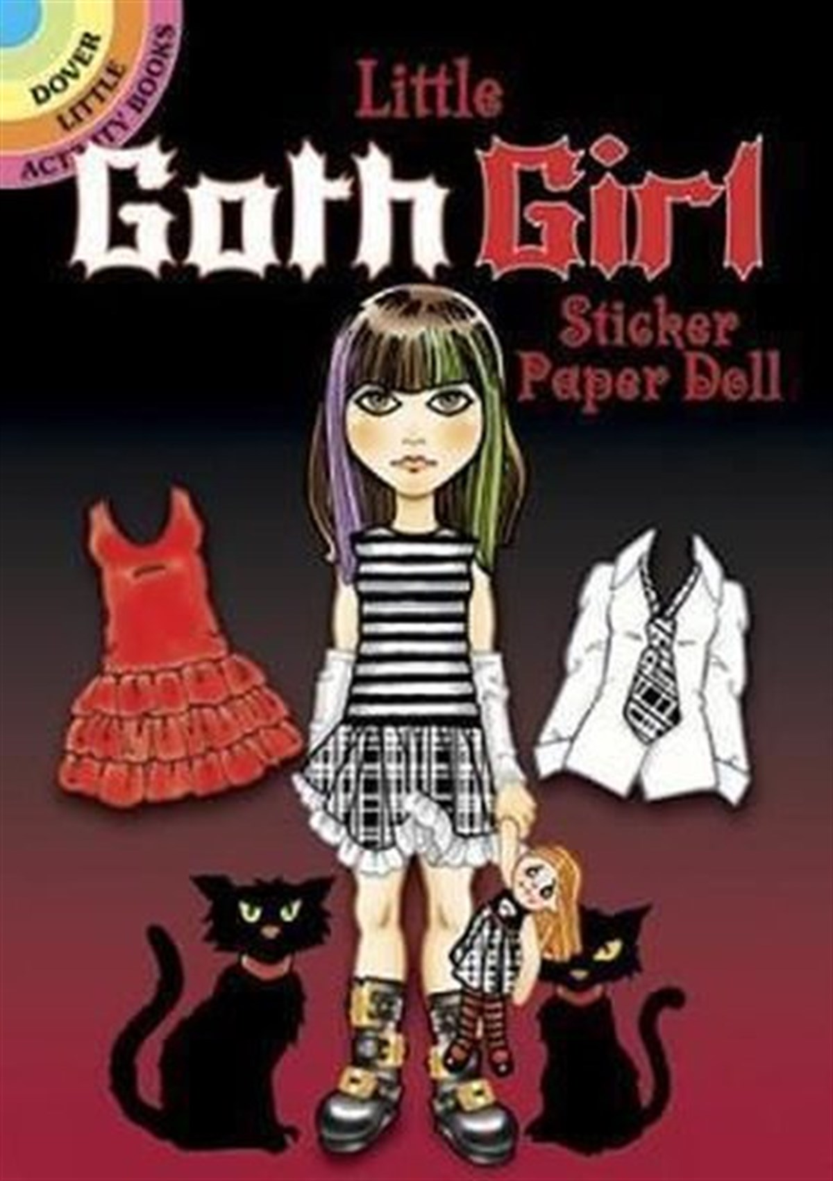 KolektifPreschoolLittle Goth Girl Sticker Paper Doll