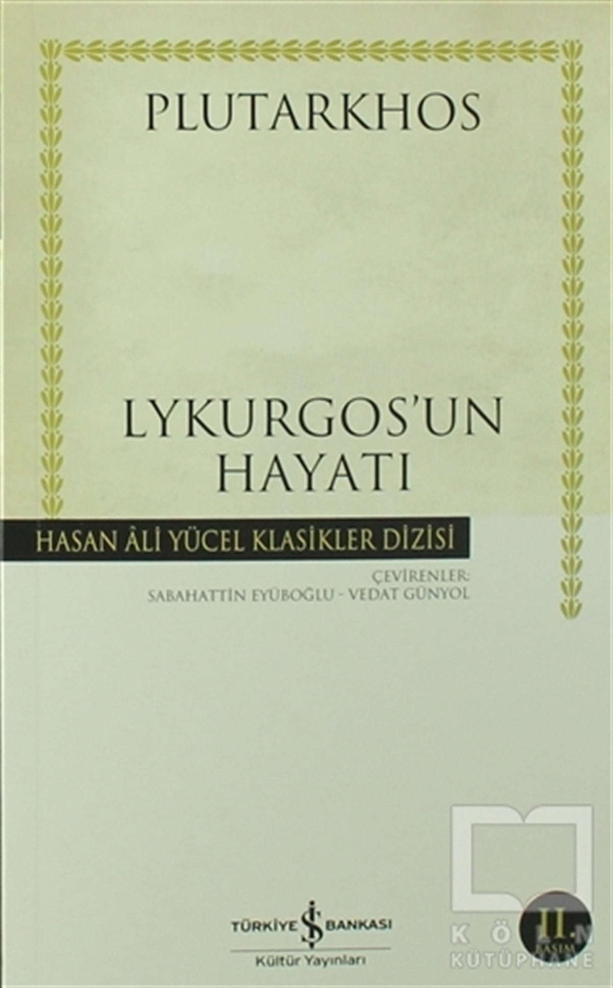 PlutarkhosAraştıma-İnceleme-ReferansLykurgos’un Hayatı