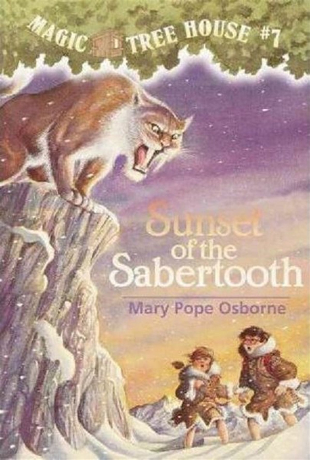Mary Pope OsborneChildren InterestMagic Tree House 07: Sunset Of The Sabertooth