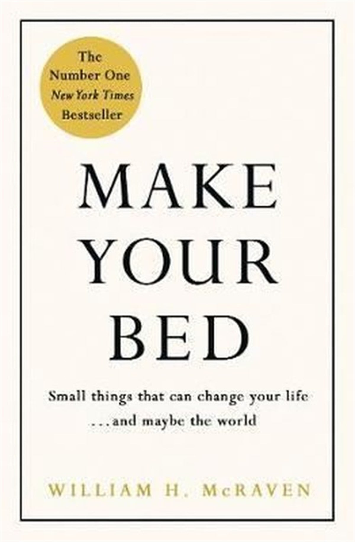 William H. McRavenSelf HelpMake Your Bed