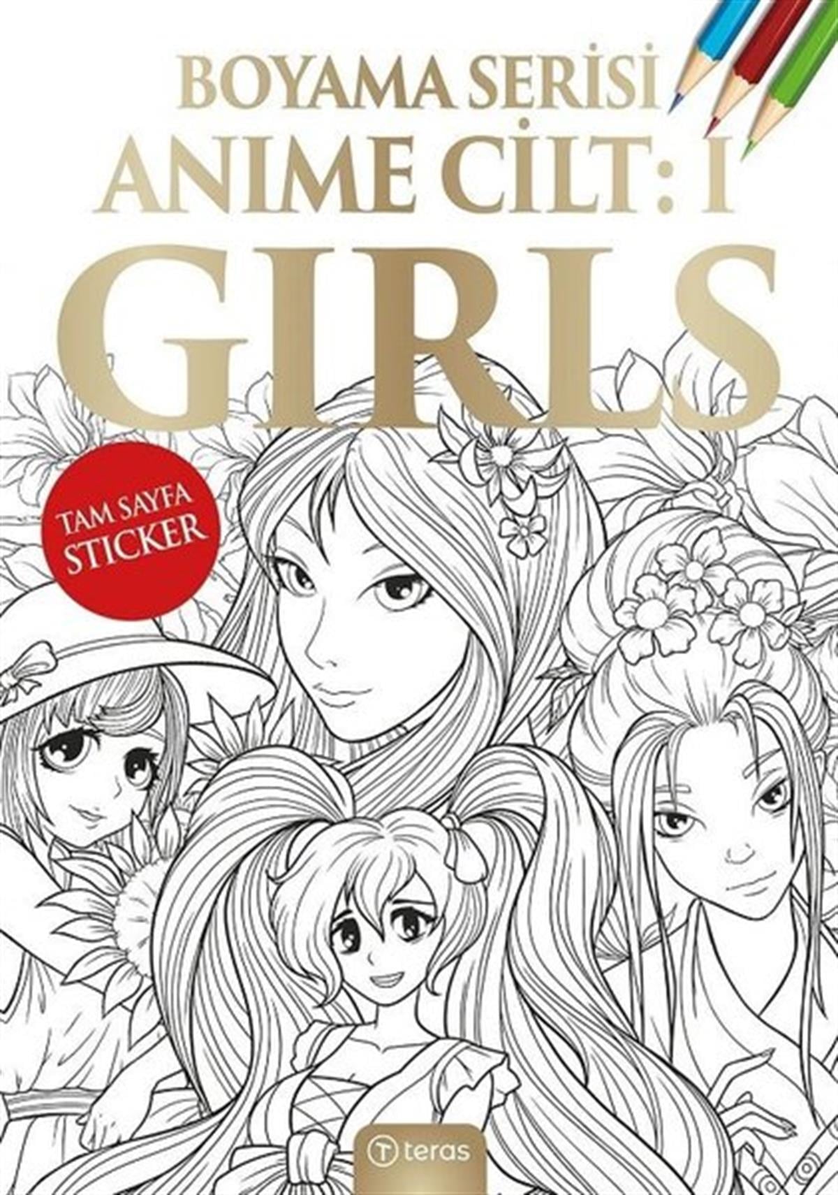 KolektifDiğerManga Boyama Cilt 1 - Girls