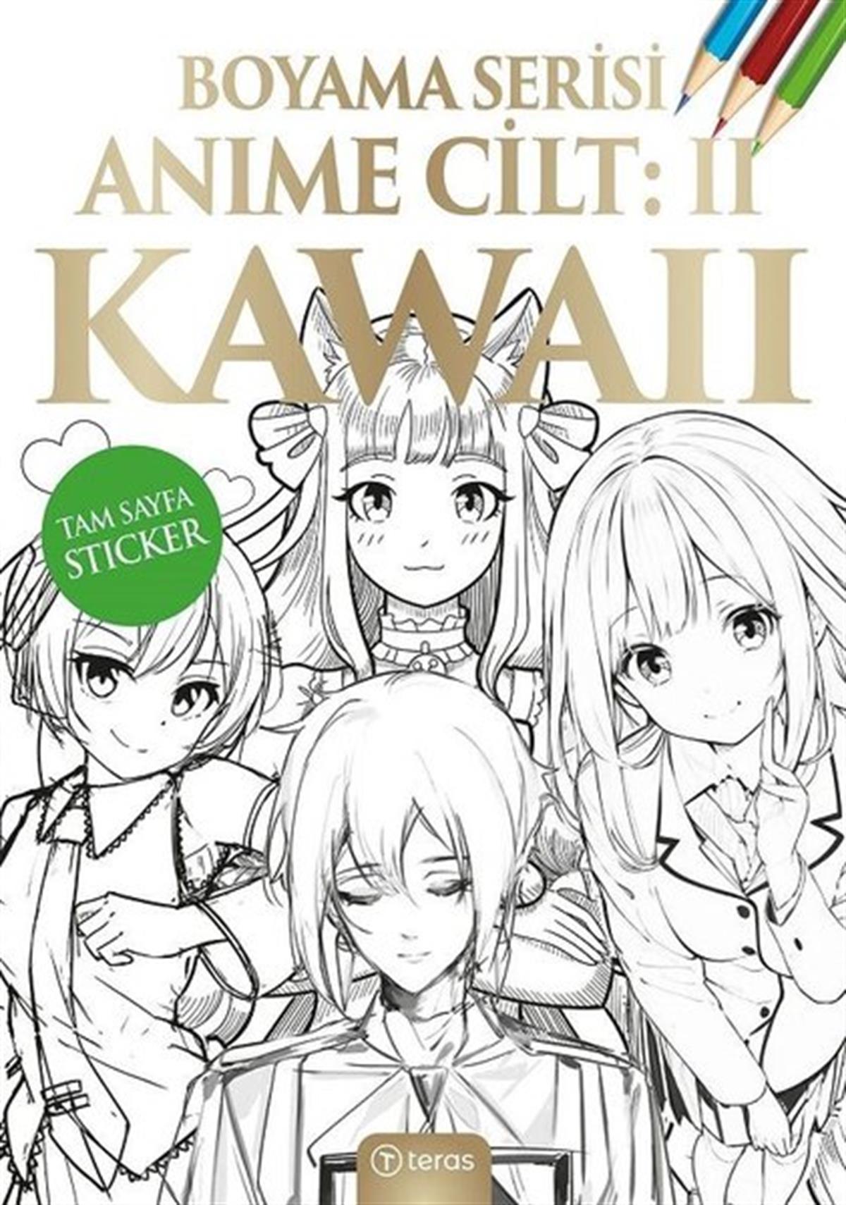 KolektifDiğerManga Boyama Cilt 2 - Kawaii