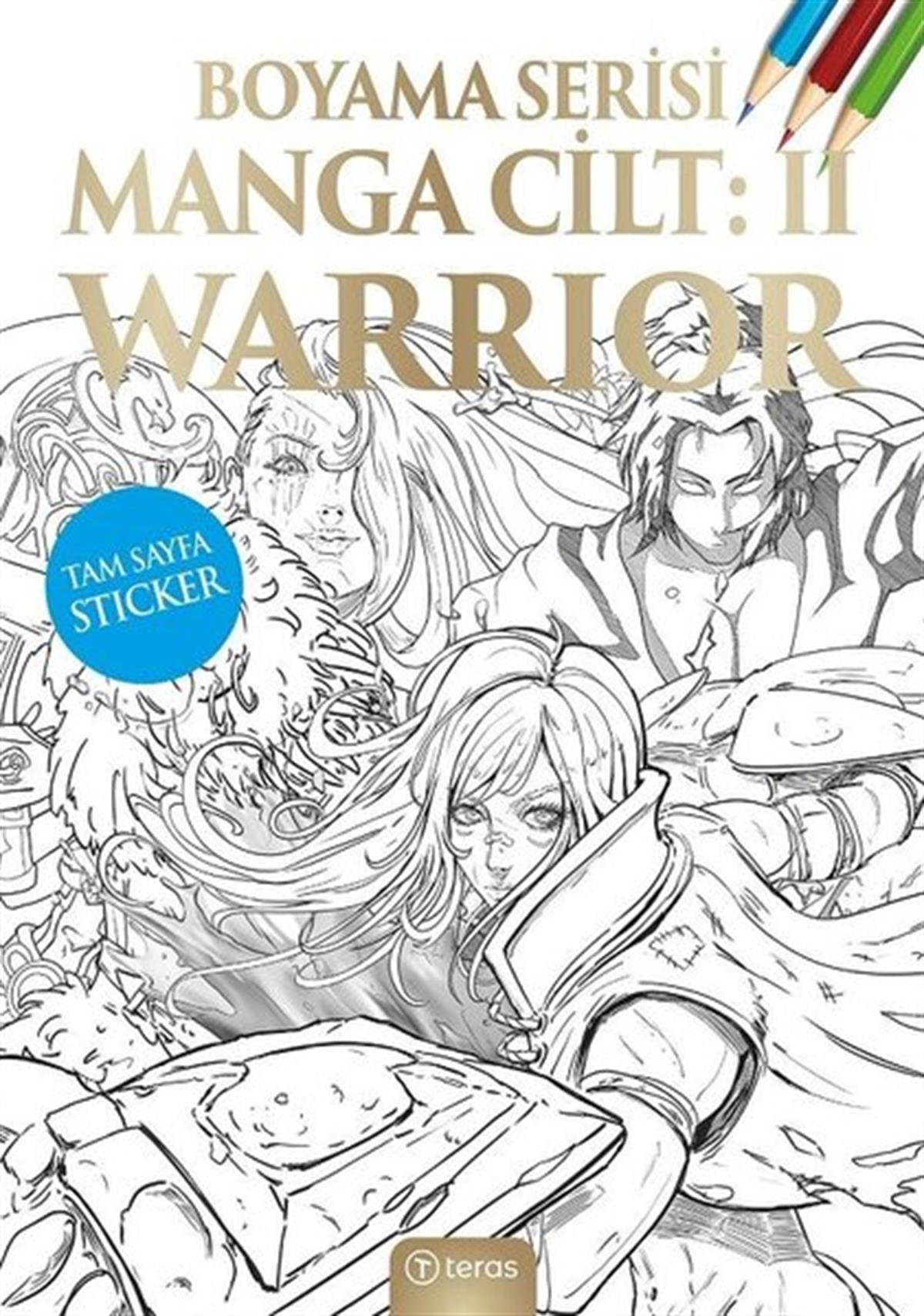 KolektifDiğerManga Boyama Cilt 2 - Warrior