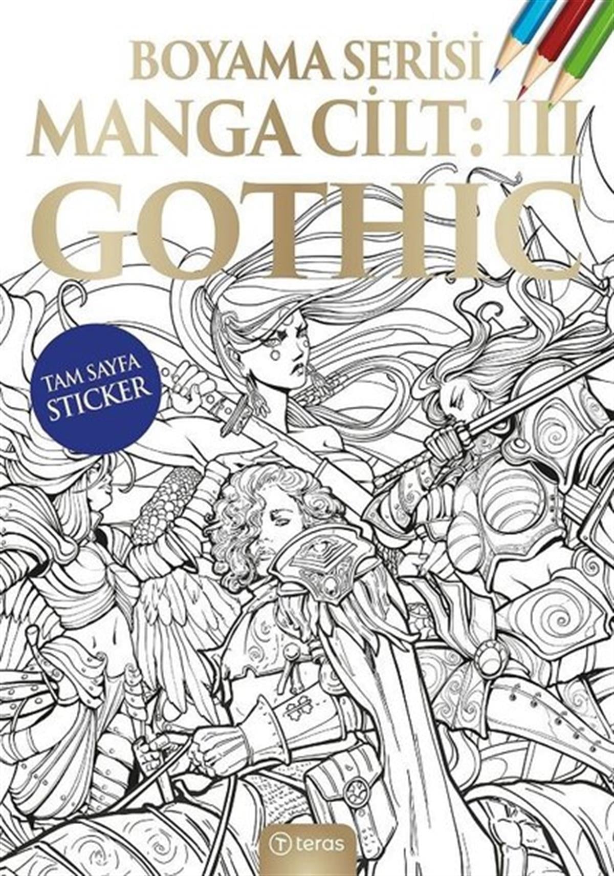 KolektifDiğerManga Boyama Cilt 3 - Gothic