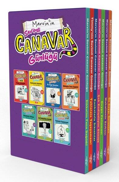 Raun MelmedÇocuk Gençlik RomanlarıMarvin'in Sevimli Canavar Günlüğü Seti - 7 Kitap Takım - Kutulu