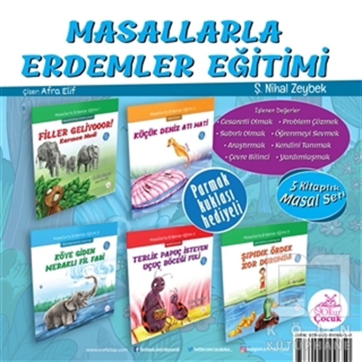 Şerife Nihal ZeybekDiğerMasallarla Erdemler Eğitimi Seti (5 Kitap Takım)