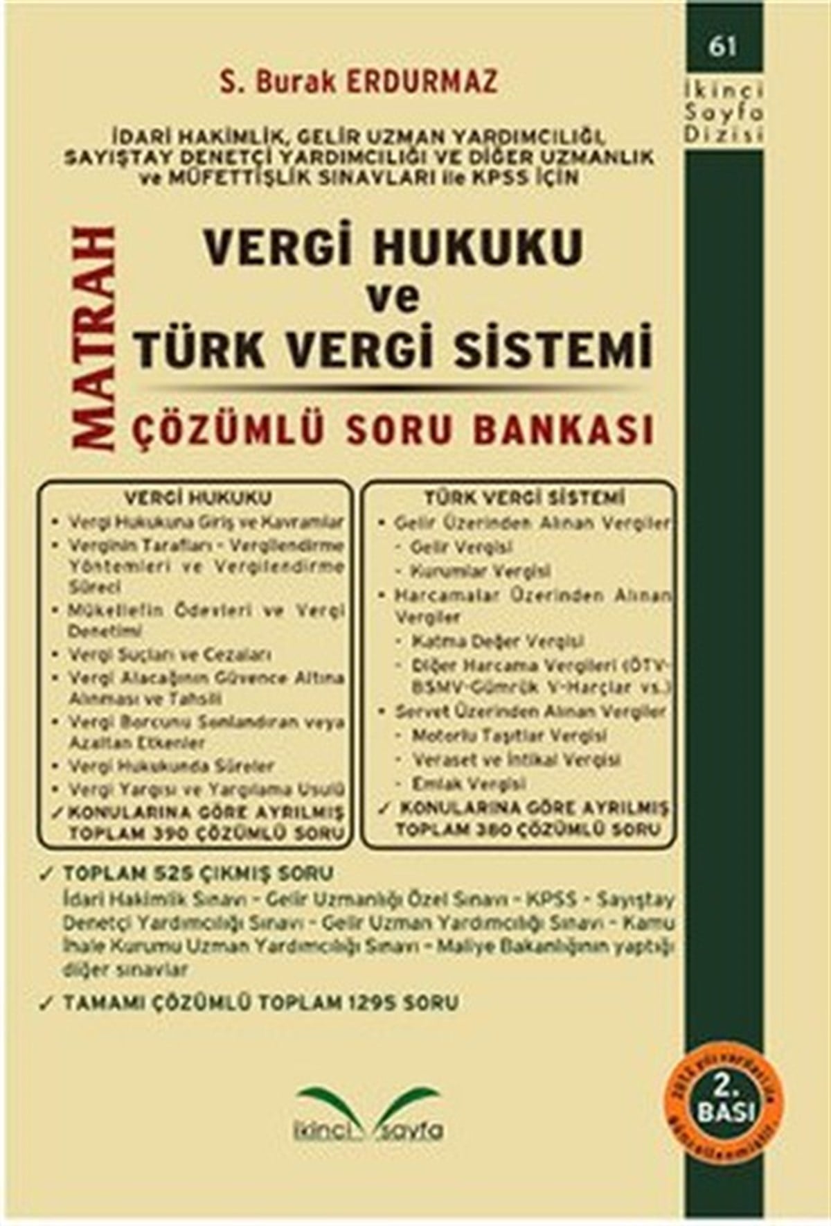 S. Burak ErdurmazHukuk Üzerine KitaplarMatrah
