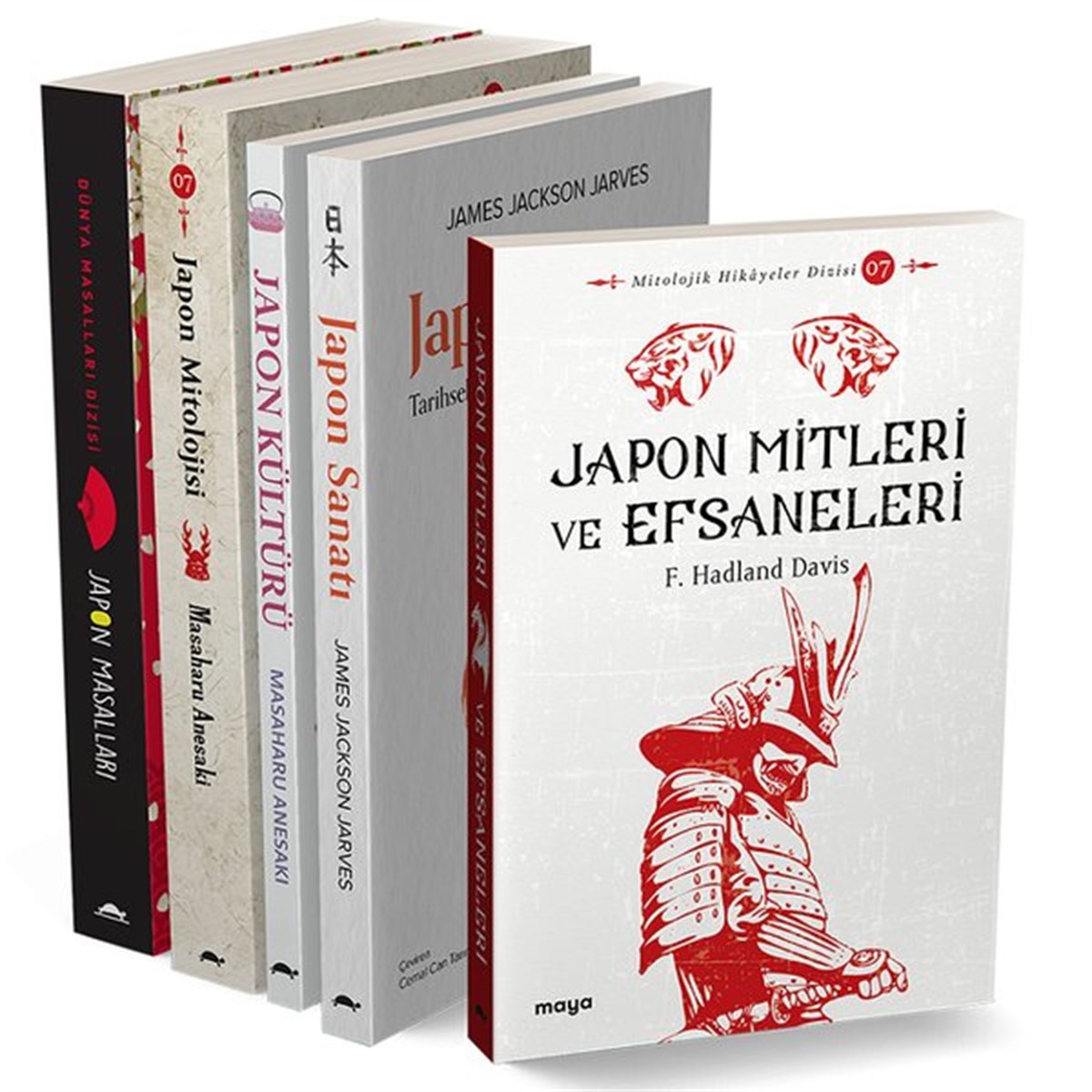 F. Hadland DavisMitoloji EfsaneMaya Japon Seti - 5 Kitap Takım