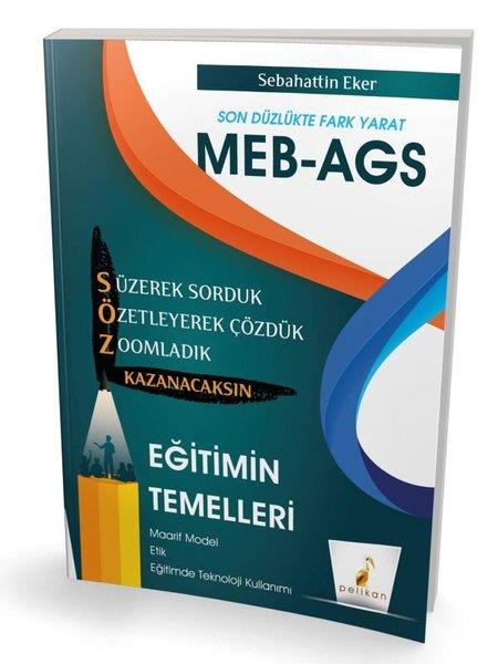 Sebahattin EkerDiger Sinavlara HazirlikMEB - AGS Hazırlık Eğitimin Temelleri Söz Kazanacaksın Soru Bankası