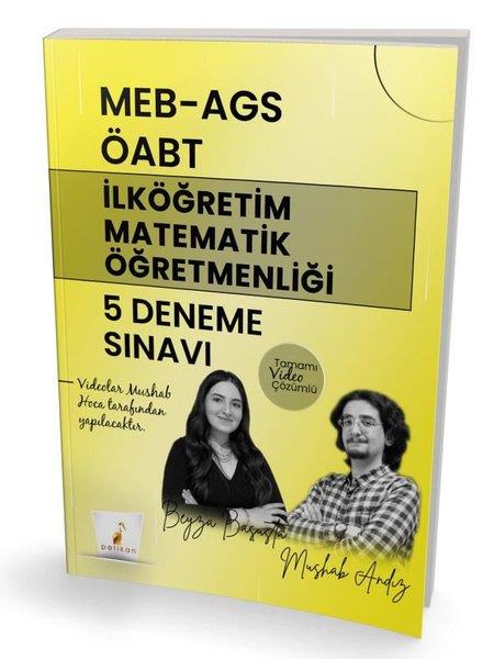Mushab AndızKPSS Deneme Sinavi - Yaprak TestMEB - AGS ÖABT İlköğretim Matematik Öğretmenliği 5 Deneme Sınavı - Tamamı Video Çözümlü