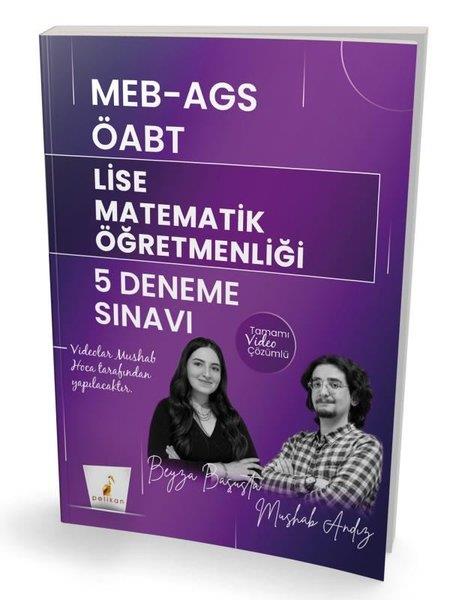 Mushab AndızKPSS Deneme Sinavi - Yaprak TestMEB - AGS ÖABT Lise Matematik Öğretmenliği 5 Deneme Sınavı - Tamamı Video Çözümlü
