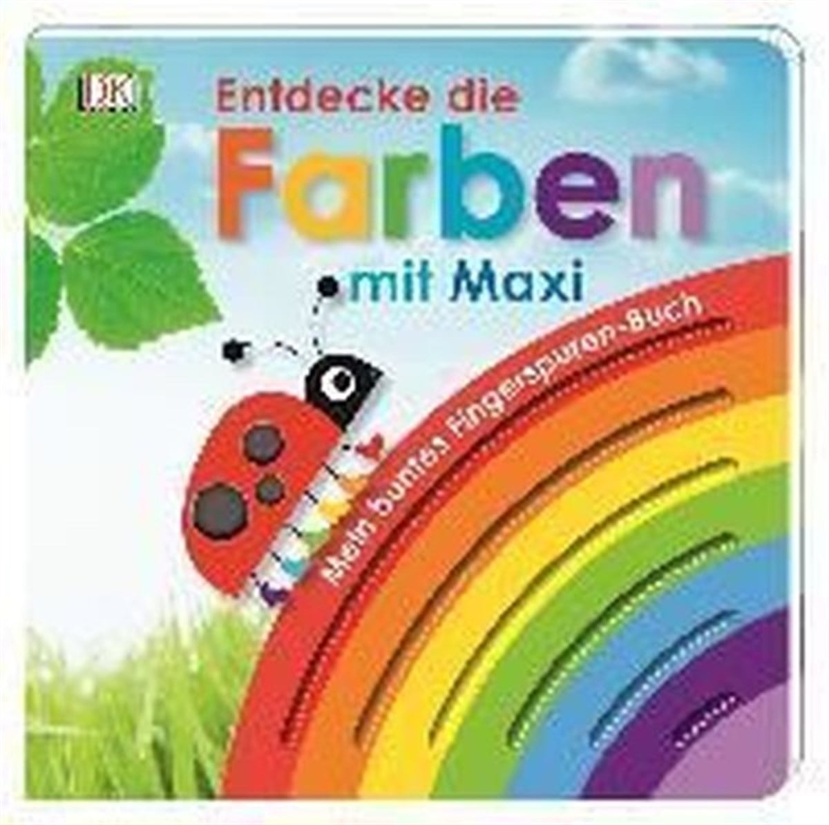 Jaekel FranziskaChildrenMein buntes Fingerspuren - Buch. Entdecke die Farben mit Maxi