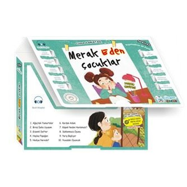 Cuma KarataşÇocuk Gençlik RomanlarıMerak Eden Çocuklar Seti - 10 Kitap Takım - Kutulu 32 Sayfa (10 Kitaplı Okuma Seti + Değerlendirme E