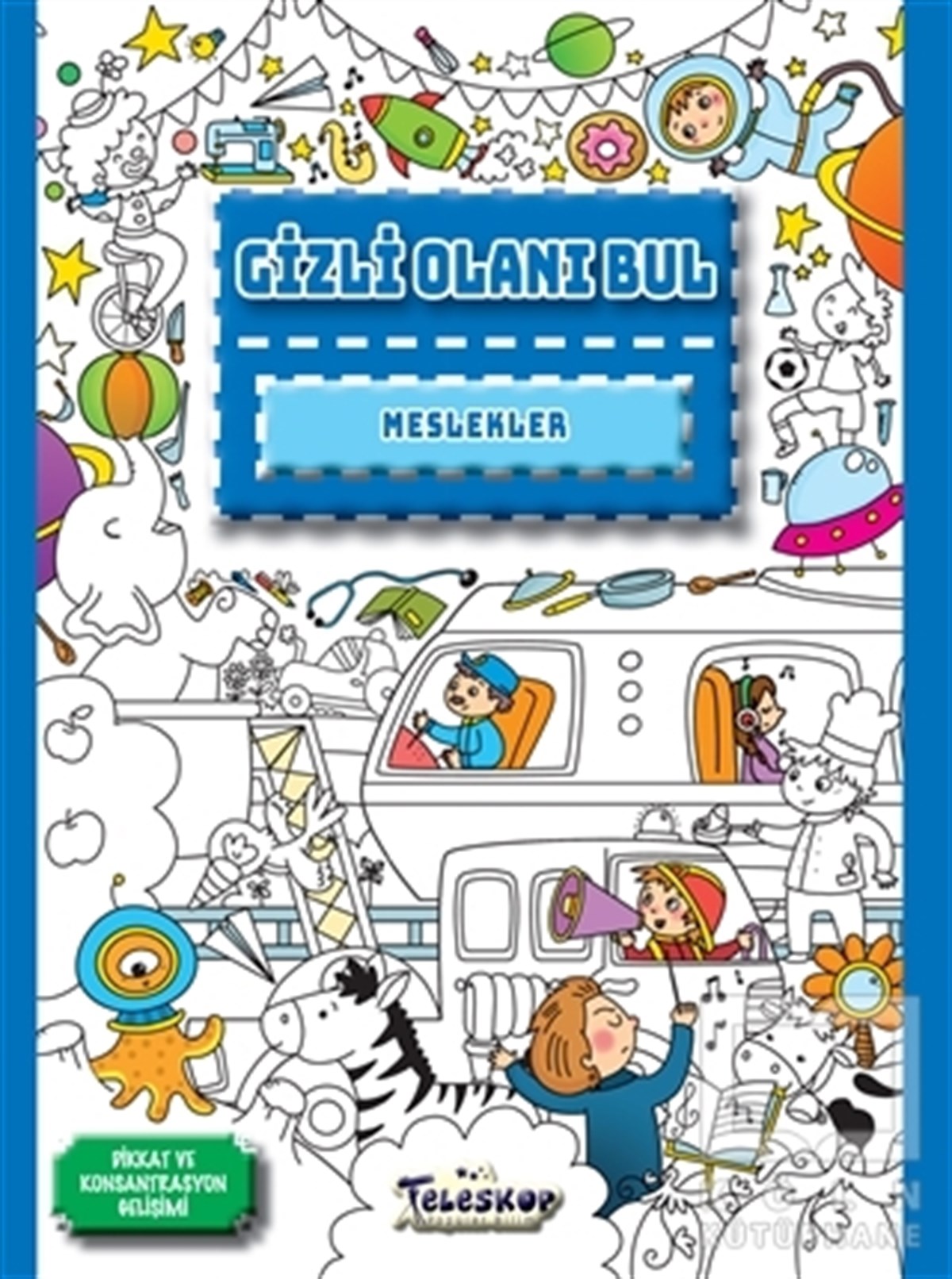 KolektifBoyama KitaplarıMeslekler - Gizli Olanı Bul