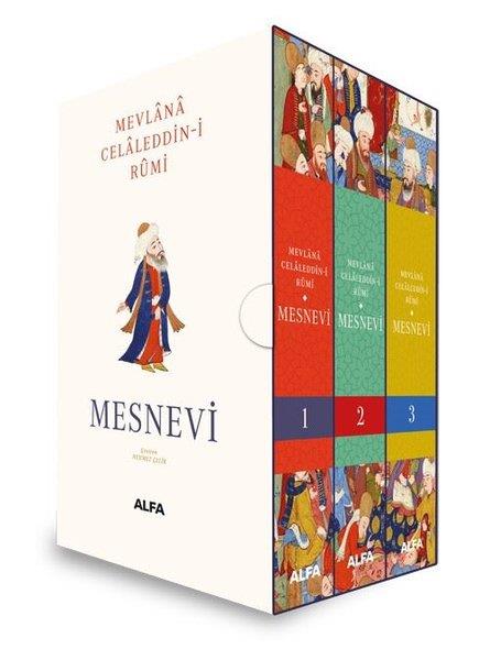 Mevlana Celaleddin-i RumiTasavvuf KitaplarıMesnevi Seti - 3 Kitap Takım - Vuslatın 750. Yılı - Kutulu