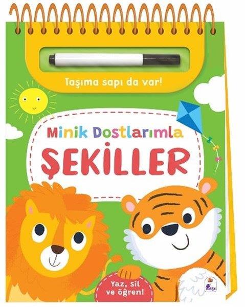 KolektifEgitim Etkinlik KitaplariMinik Dostlarımla Şekiller - Yaz Sil ve Öğren
