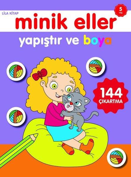 Ahmet AltayEgitim Etkinlik KitaplariMinik Eller Yapıştır ve Boya Lila Kitap 5 Yaş