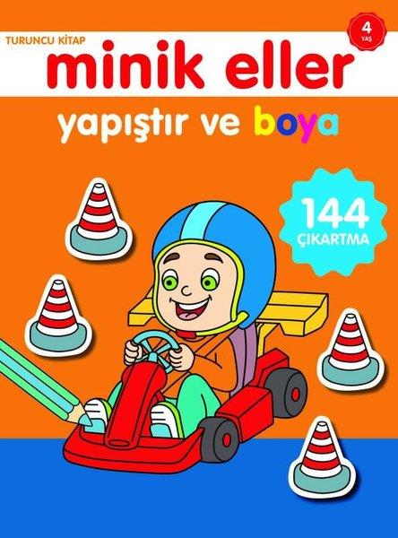 Ahmet AltayEgitim Etkinlik KitaplariMinik Eller Yapıştır ve Boya Turuncu Kitap 4 Yaş