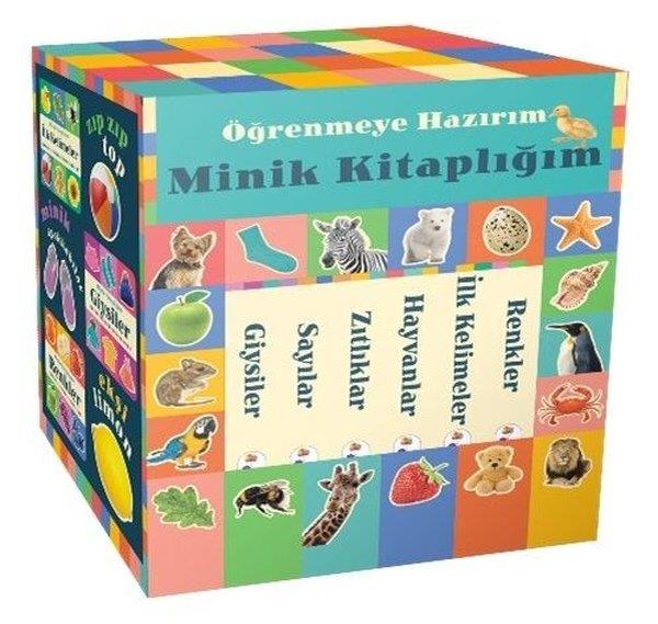 KolektifEgitim Etkinlik KitaplariMinik Kitaplığım - Öğrenmeye Hazırım Seti - 6 Kitap Takım Kutulu