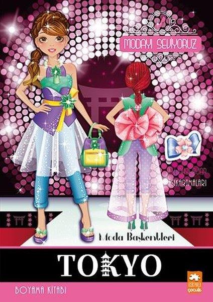 Roberta MasidlauskyteEgitim Etkinlik KitaplariModa Başkentleri Tokyo - Modayı Seviyoruz - Şık Aksesuar Çıkartmaları - Boyama Kitabı
