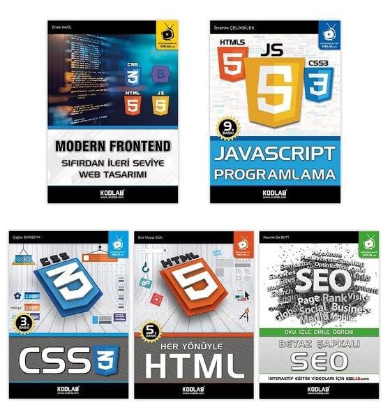 KolektifTasarim GrafikModern Web Tasarım Seti 2 - 4 Kitap Takım