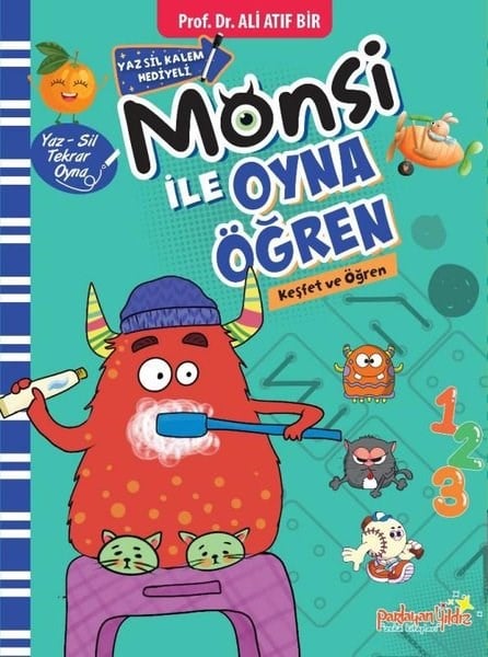 Ali Atıf BirBoyama KitaplarıMonsi İle Oyna Öğren - Keşfet ve Öğren