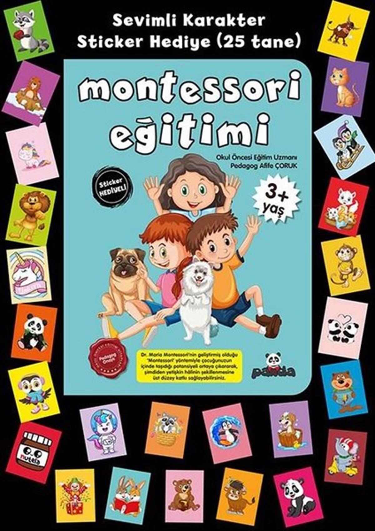 Afife ÇorukEgitim Etkinlik KitaplariMontessori Eğitimi - Stickerlı 3+ Yaş