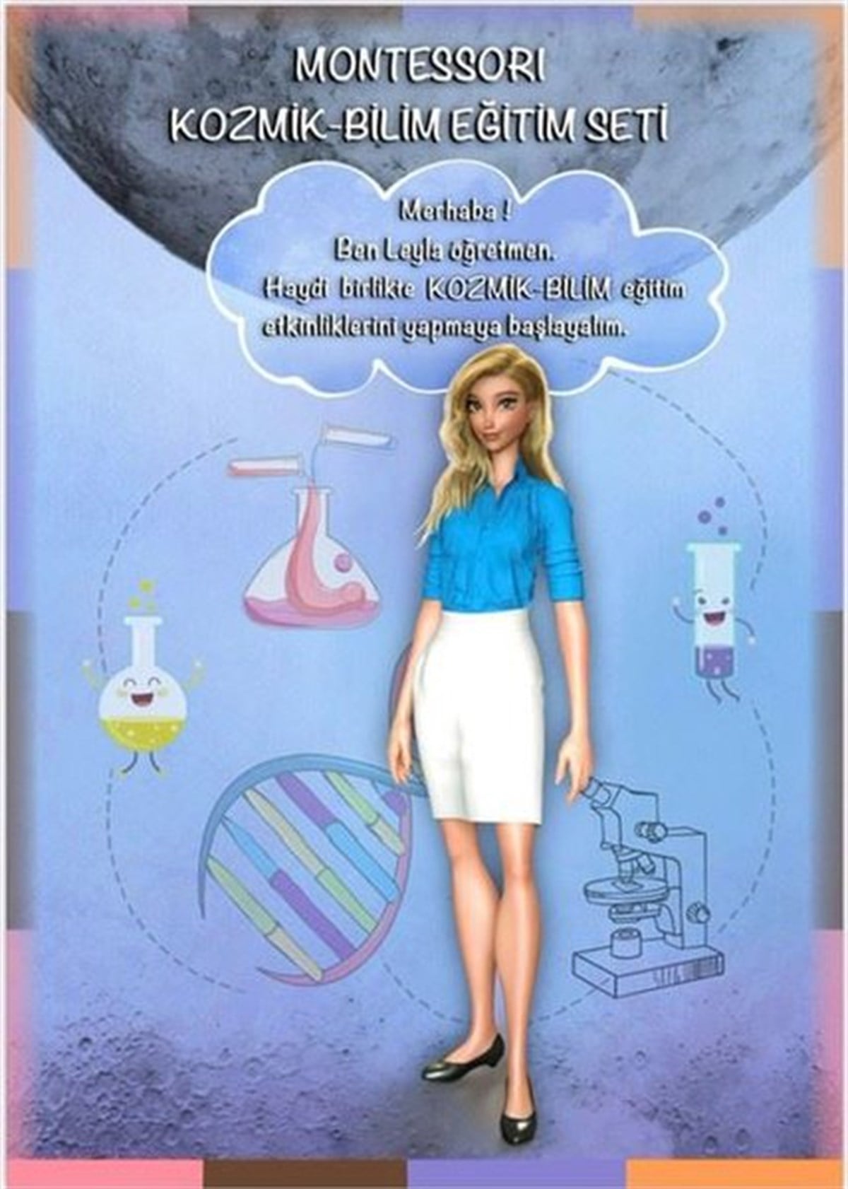 Leyla ÖztürkEtkinlik KitaplarıMontessori Kozmik Eğitim Seti