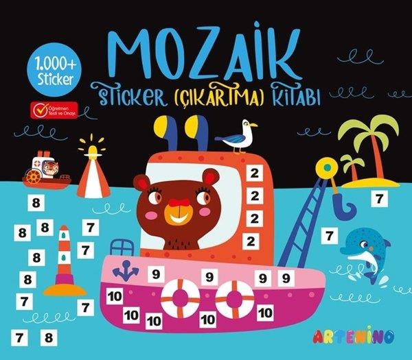 KolektifEgitim Etkinlik KitaplariMozaik Sticker 1.000+ Çıkartma Kitabı - Siyah