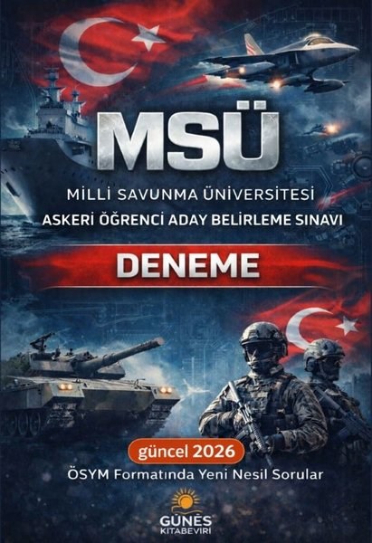 KolektifMSÜ Deneme Sinavi - Yaprak TestMSÜ Milli Savunma Üniversitesi Askeri Öğrenci Aday Belirleme Sınavı Deneme