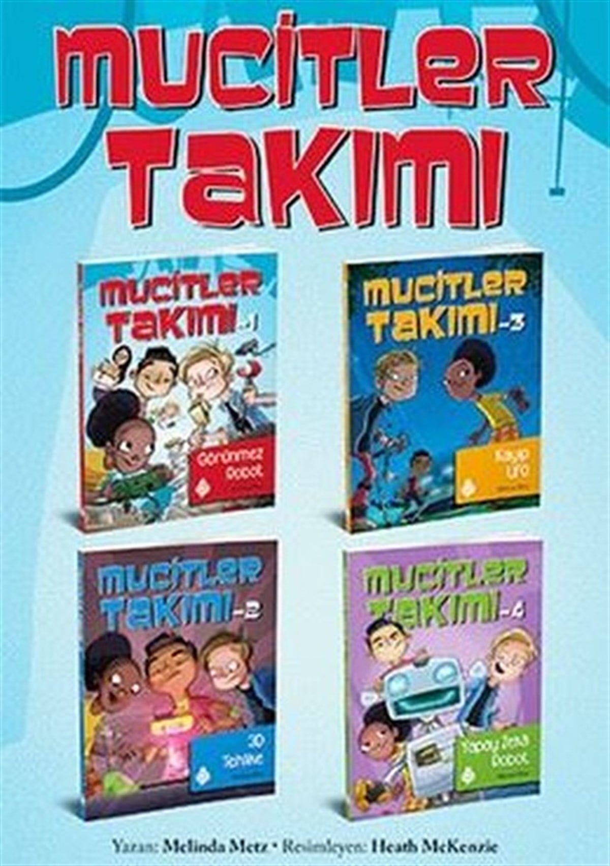 Melinda MetzÇocuk Masal KitaplarıMucitler Takımı Seti-4 Kitap Takım