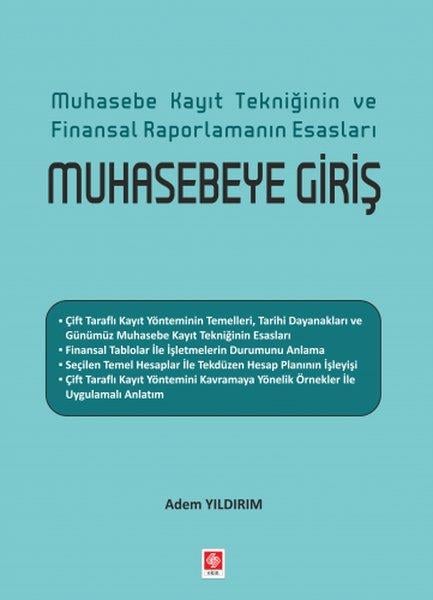 Adem YıldırımIktisat - EkonomiMuhasebeye Giriş
