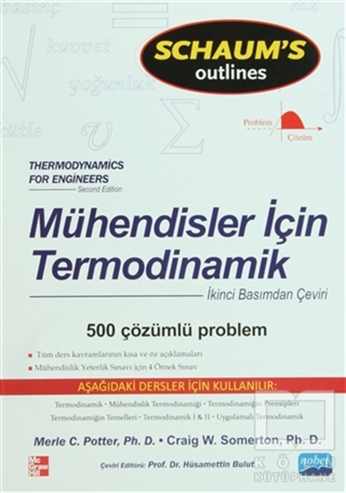 Merle C. PotterAkademikMühendisler İçin Termodinamik / Thermodynamics for Engineers
