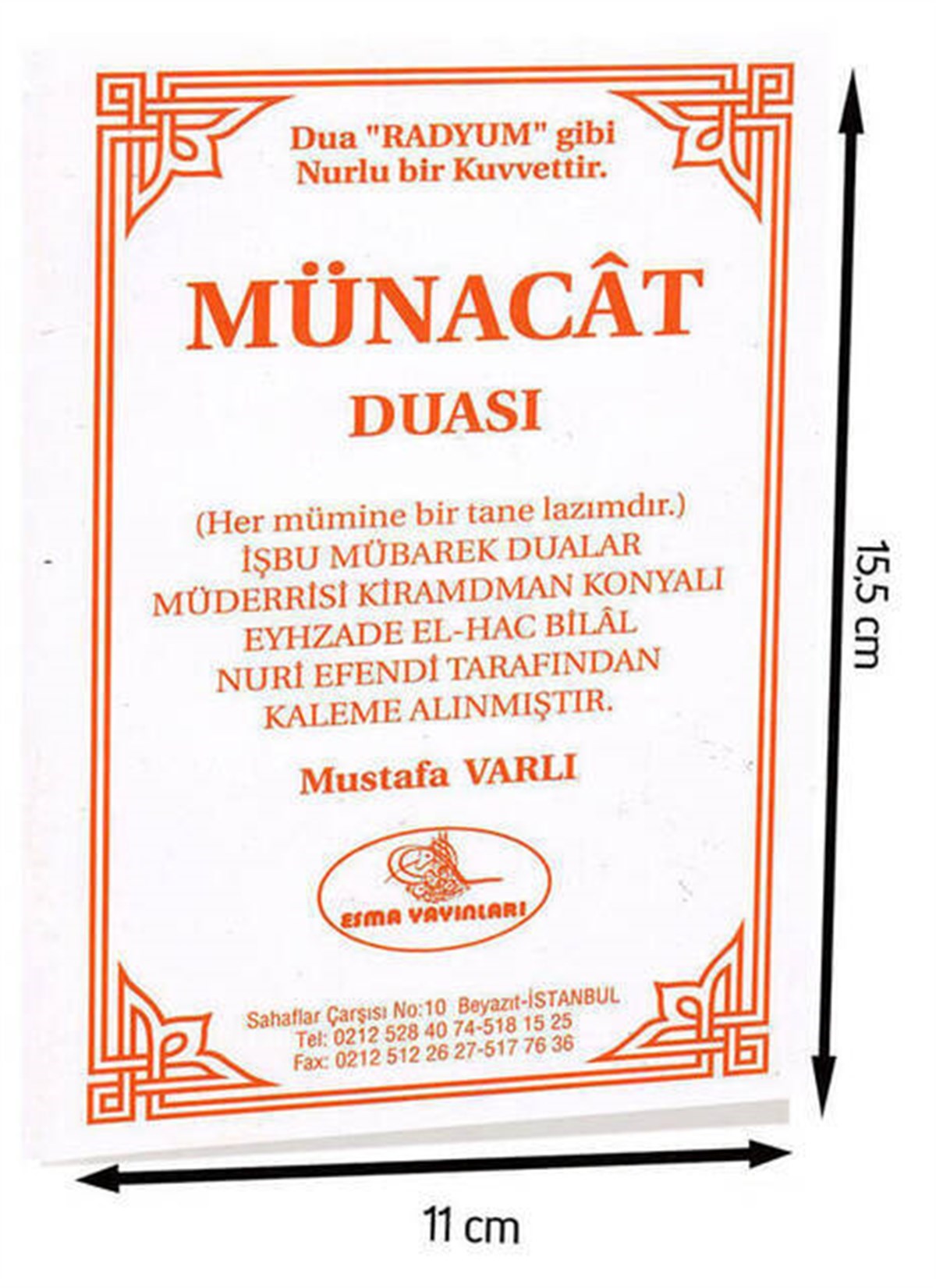 Münacat Duası-1373