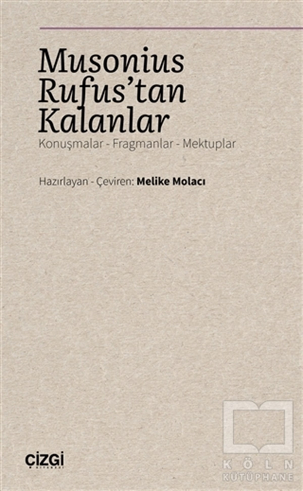KolektifDiğerMusonius Rufus'tan Kalanlar