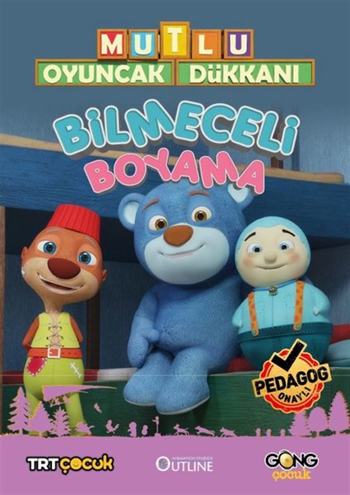 KolektifEgitim Etkinlik KitaplariMutlu Oyuncak Dükkanı Bilmeceli Boyama