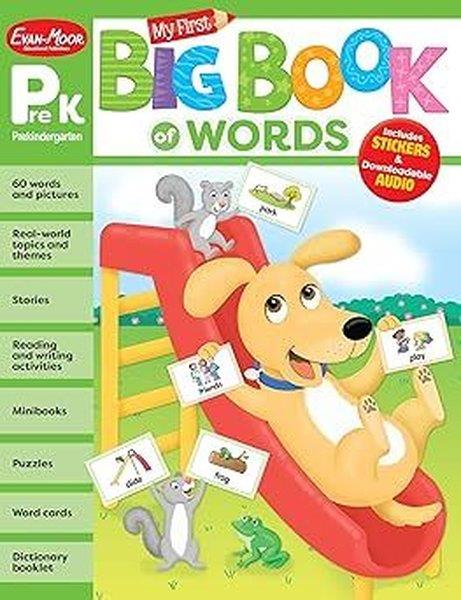 Evan MoorPreschoolMy First Big Book of Words,  Grade Prek