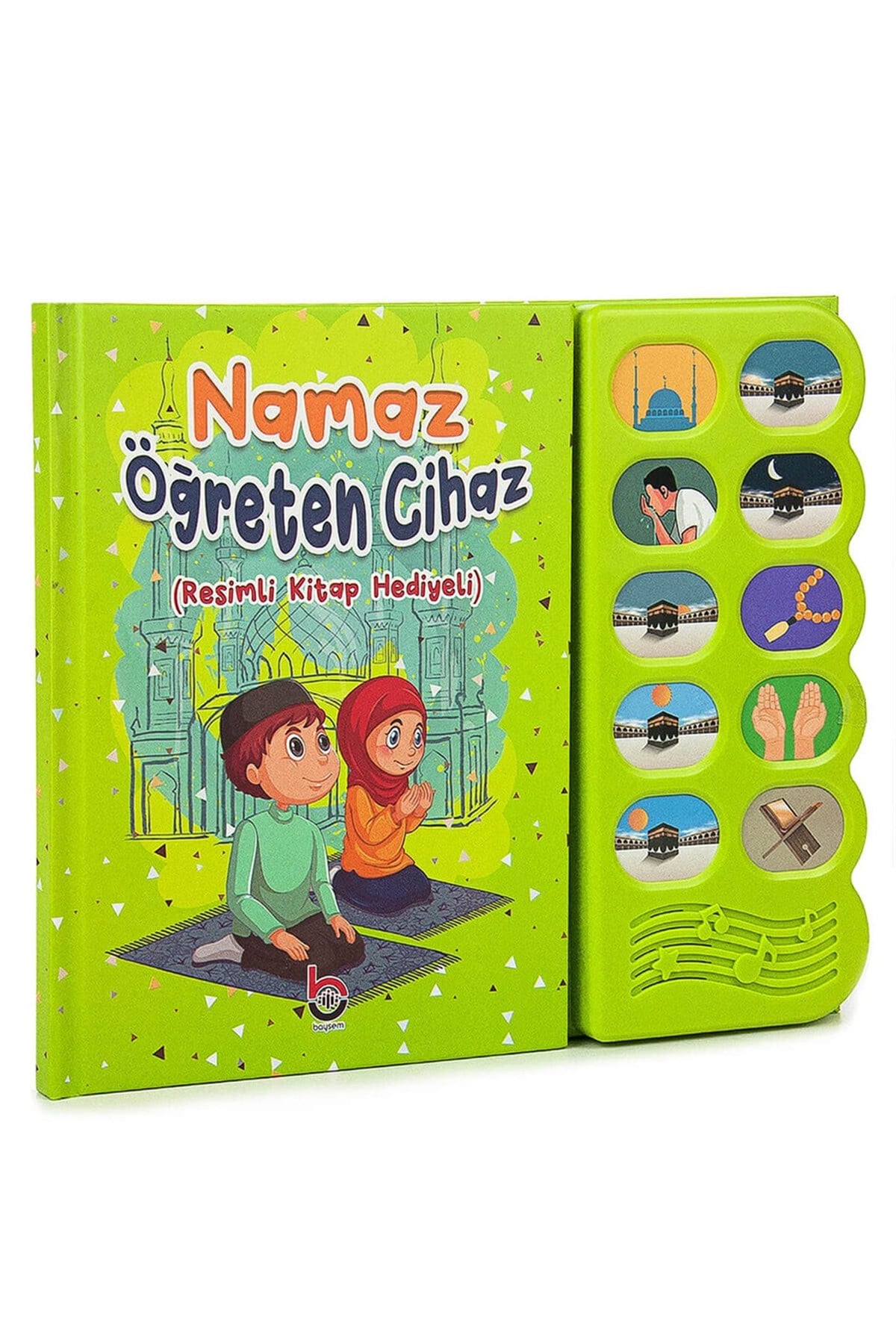 Namaz Öğreten Cihaz Resimli Kitap Seti Yeşil