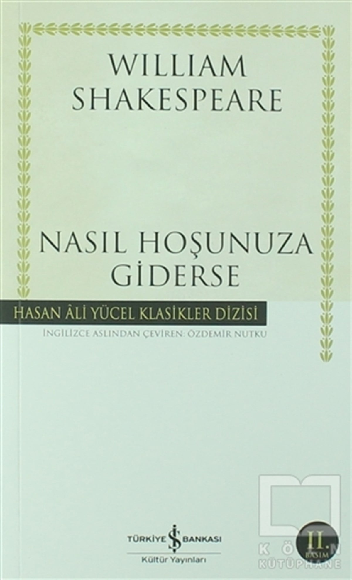 William Shakespeareİngiliz EdebiyatıNasıl Hoşunuza Giderse