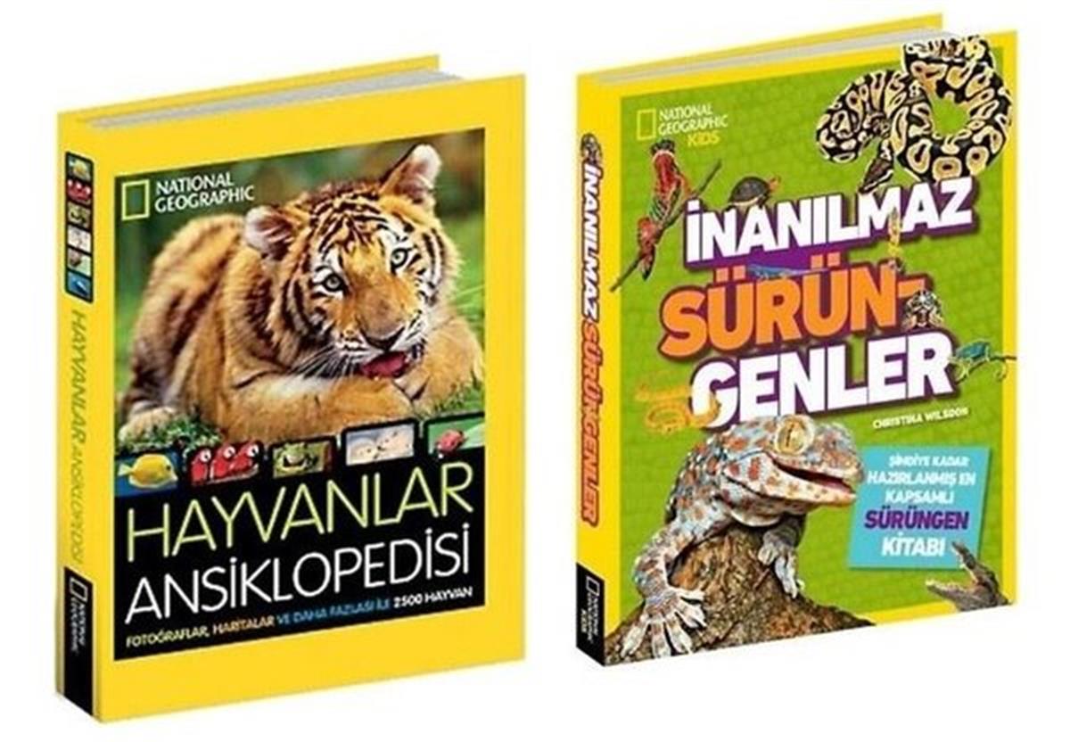 KolektifÇocuk Bilim KitaplarıNational Geographic Kids Hayvanlar Ansiklopedi Seti - 2 Kitap Takım