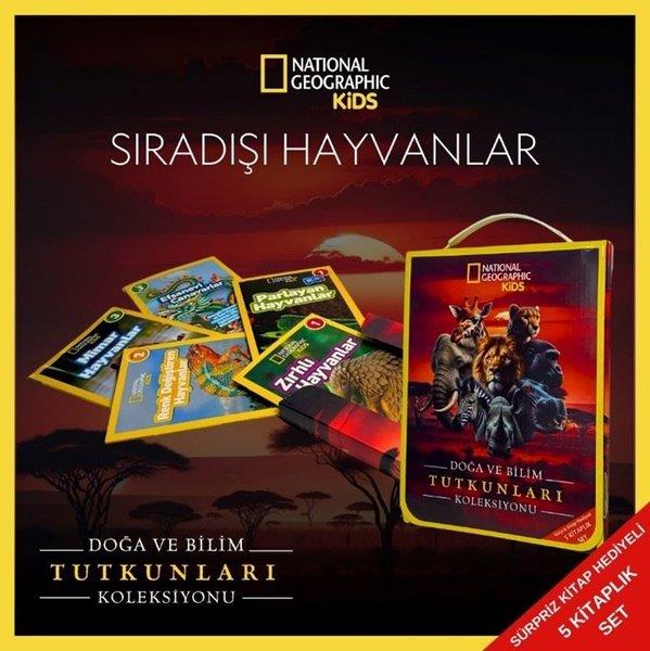 KolektifÇocuk Bilim KitaplarıNational Geographic Kids - Sıradışı Hayvanlar Seti - 5 Kitap Takım - Doğa ve Bilim Tutkunları Koleks