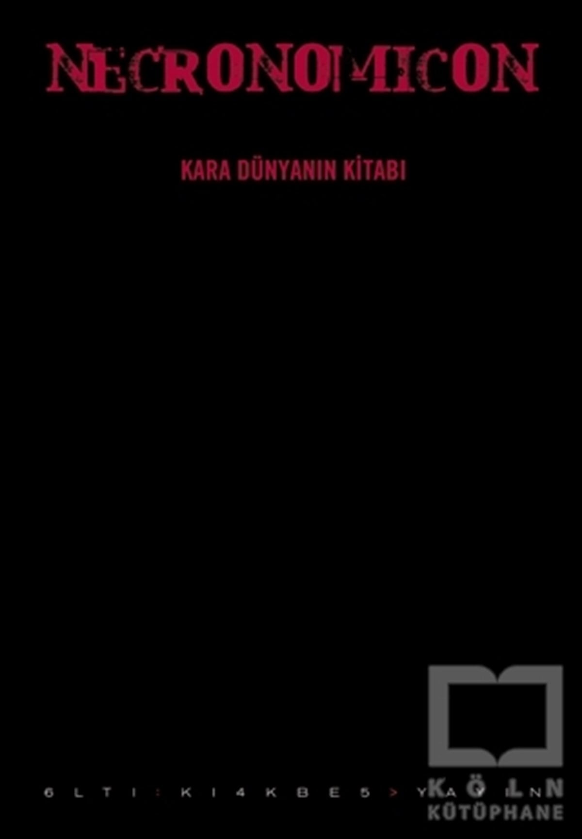 H. G. GingerParapsikoloji-GizemNecronomicon