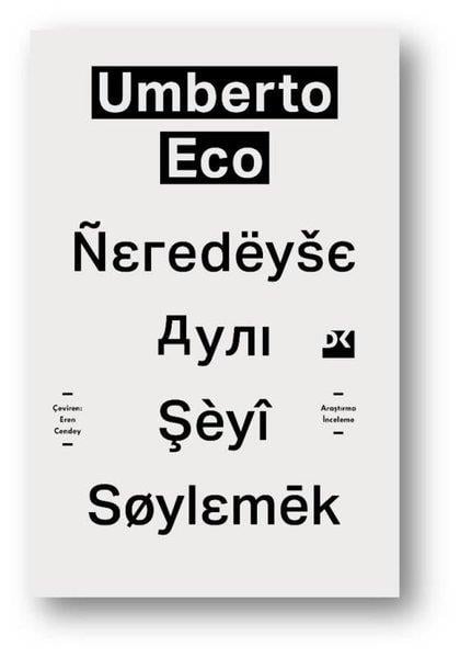 Umberto EcoEleştiri & Kuram & İnceleme KitaplarıNeredeyse Aynı Şeyi Söylemek