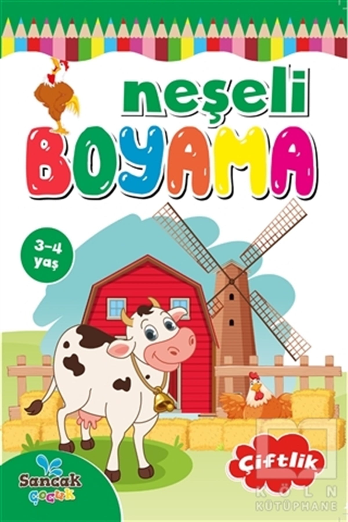 Fatıma Gülbahar KaracaBoyama KitaplarıNeşeli Boyama - Çiftlik