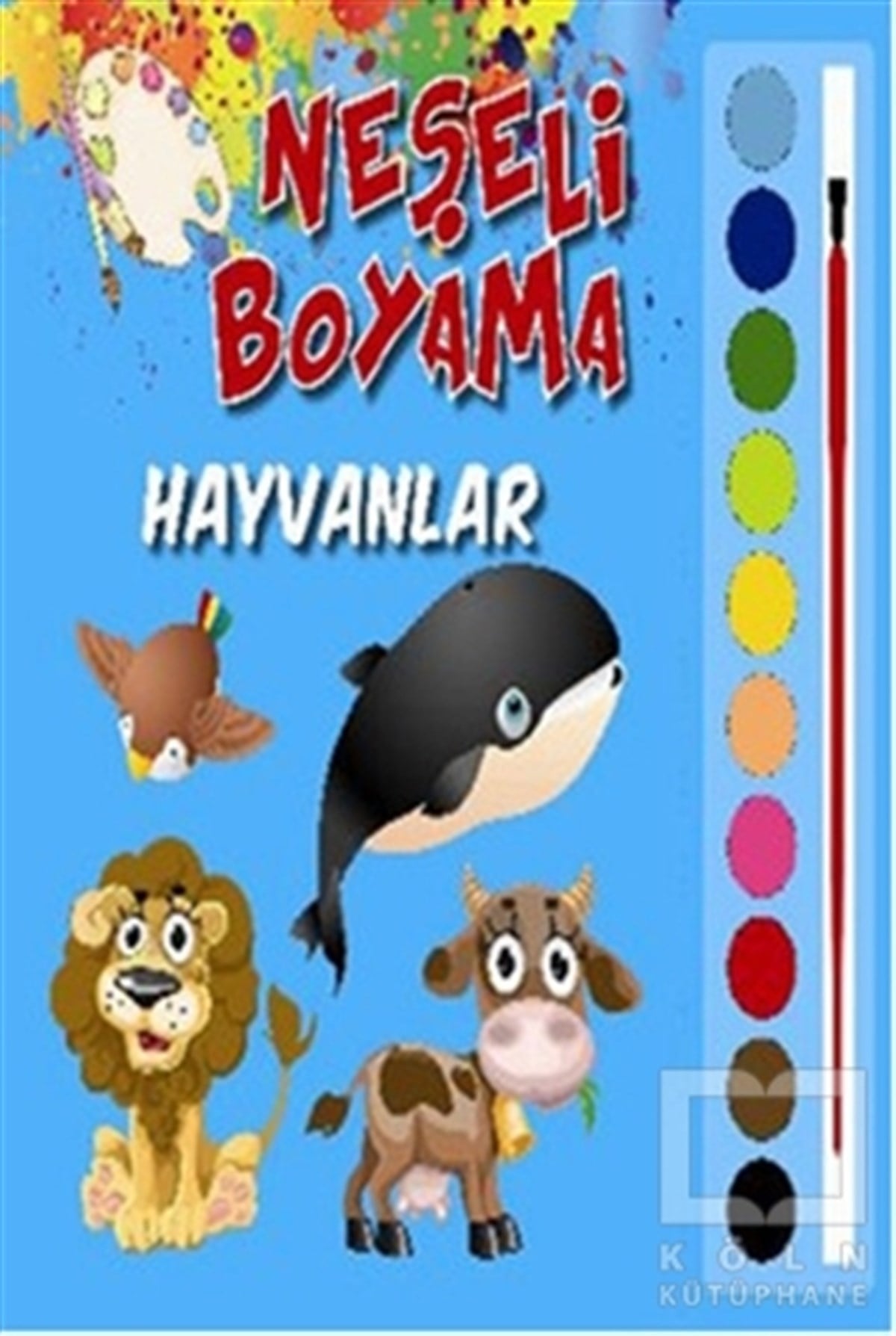 KolektifBoyama KitaplarıNeşeli Boyama - Hayvanlar