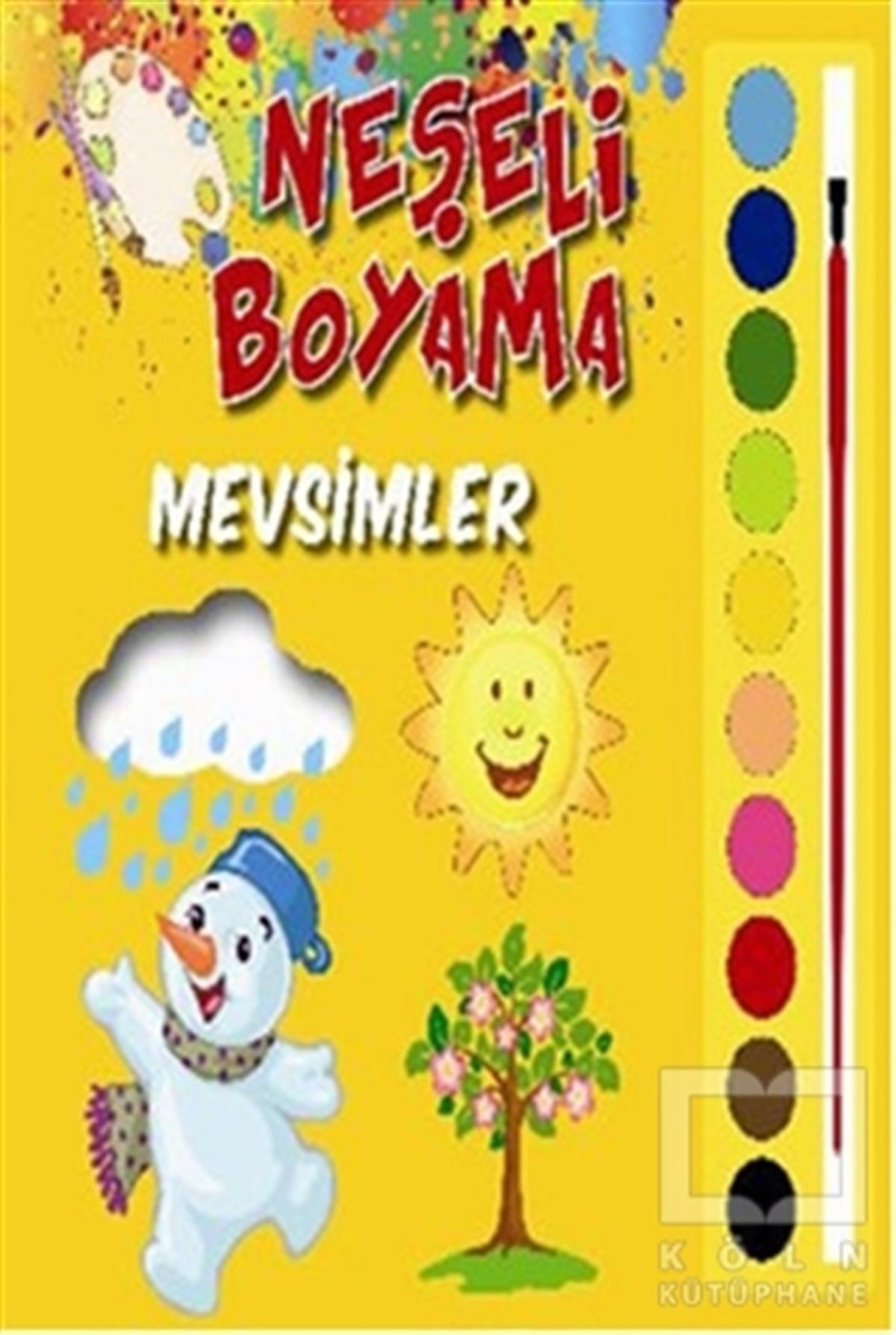 KolektifBoyama KitaplarıNeşeli Boyama - Mevsimler