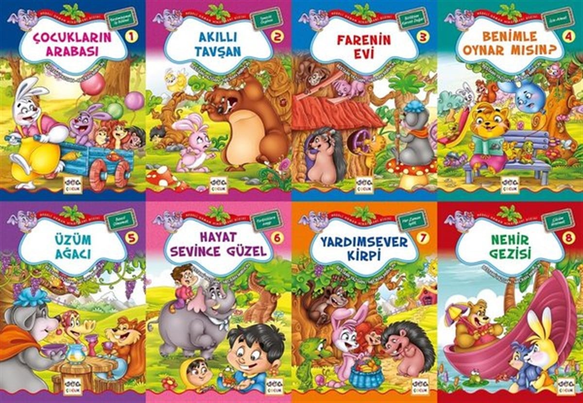 Bestami YazganOkul Öncesi KitaplariNeşeli Orman Hikayeler Dizisi-8 Kitap Takım Küçük Boy